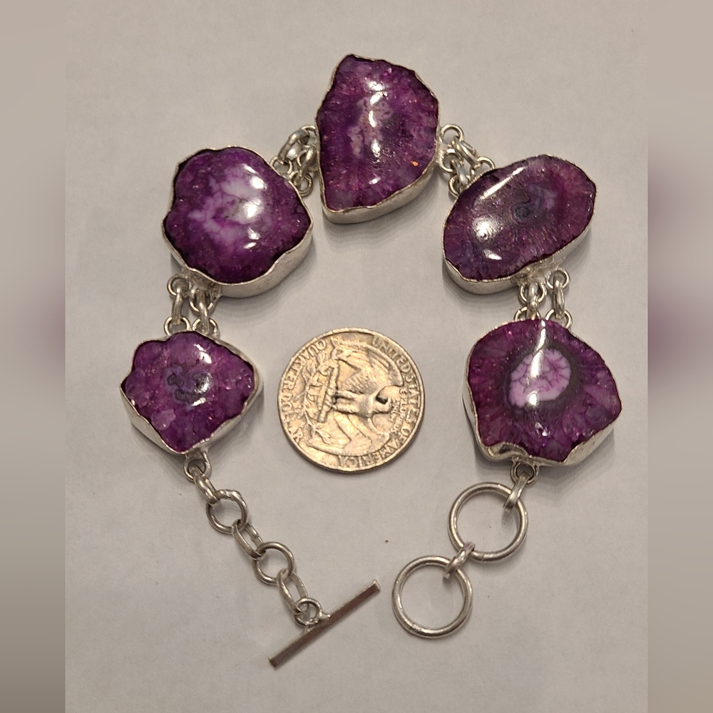Solar quartz adjustable bracelet